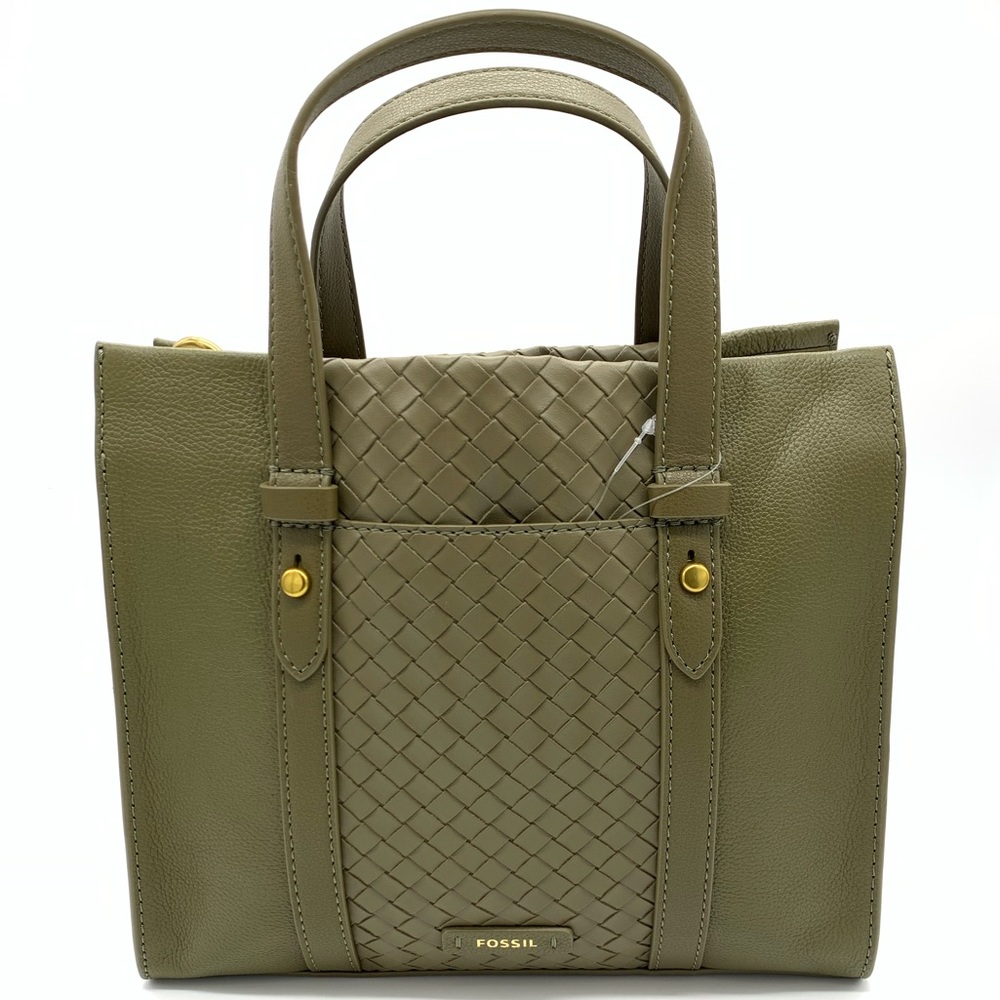 NWT Fossil Kingston Satchel Green Moss
